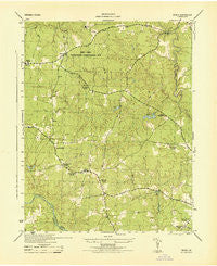 Beach Virginia Historical topographic map, 1:31680 scale, 7.5 X 7.5 Minute, Year 1944