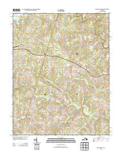 Beaverdam Virginia Historical topographic map, 1:24000 scale, 7.5 X 7.5 Minute, Year 2013