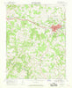 Bedford Virginia Historical topographic map, 1:24000 scale, 7.5 X 7.5 Minute, Year 1967