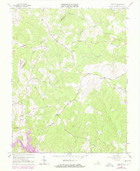 Belmont Virginia Historical topographic map, 1:24000 scale, 7.5 X 7.5 Minute, Year 1966