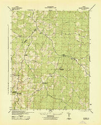 Belmont Virginia Historical topographic map, 1:31680 scale, 7.5 X 7.5 Minute, Year 1942