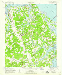 Benns Church Virginia Historical topographic map, 1:24000 scale, 7.5 X 7.5 Minute, Year 1957