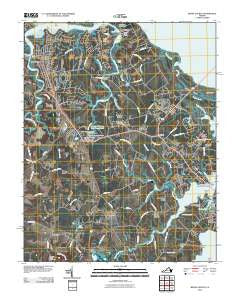 Benns Church Virginia Historical topographic map, 1:24000 scale, 7.5 X 7.5 Minute, Year 2010