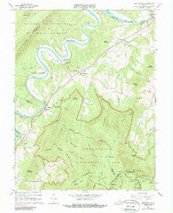 Bentonville Virginia Historical topographic map, 1:24000 scale, 7.5 X 7.5 Minute, Year 1966