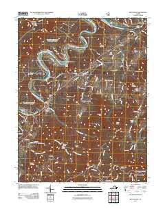 Bentonville Virginia Historical topographic map, 1:24000 scale, 7.5 X 7.5 Minute, Year 2011