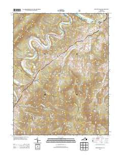 Bentonville Virginia Historical topographic map, 1:24000 scale, 7.5 X 7.5 Minute, Year 2013
