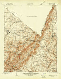 Berryville Virginia Historical topographic map, 1:48000 scale, 15 X 15 Minute, Year 1939
