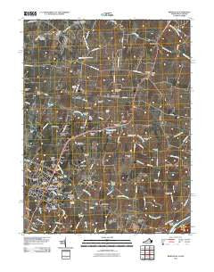 Berryville Virginia Historical topographic map, 1:24000 scale, 7.5 X 7.5 Minute, Year 2010