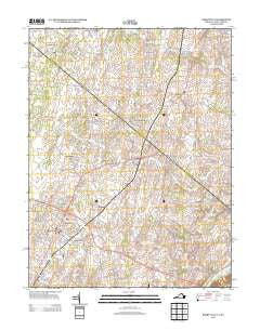 Berryville Virginia Historical topographic map, 1:24000 scale, 7.5 X 7.5 Minute, Year 2013
