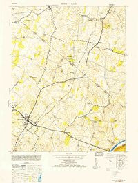 Berryville Virginia Historical topographic map, 1:24000 scale, 7.5 X 7.5 Minute, Year 1953