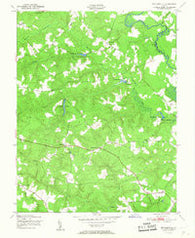 Beulahville Virginia Historical topographic map, 1:24000 scale, 7.5 X 7.5 Minute, Year 1951