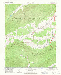 Big Bend Virginia Historical topographic map, 1:24000 scale, 7.5 X 7.5 Minute, Year 1968