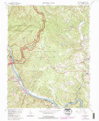 Big Island Virginia Historical topographic map, 1:24000 scale, 7.5 X 7.5 Minute, Year 1965