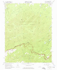 Big Levels Virginia Historical topographic map, 1:24000 scale, 7.5 X 7.5 Minute, Year 1965