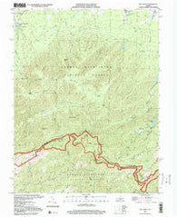 Big Levels Virginia Historical topographic map, 1:24000 scale, 7.5 X 7.5 Minute, Year 1999