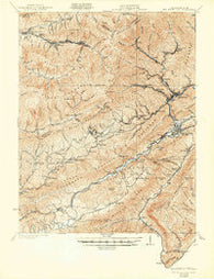 Big Stone Gap Virginia Historical topographic map, 1:62500 scale, 15 X 15 Minute, Year 1929
