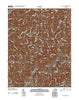 Big A Mountain Virginia Historical topographic map, 1:24000 scale, 7.5 X 7.5 Minute, Year 2011