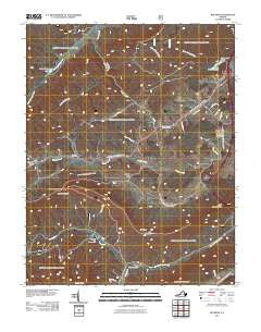 Big Bend Virginia Historical topographic map, 1:24000 scale, 7.5 X 7.5 Minute, Year 2011