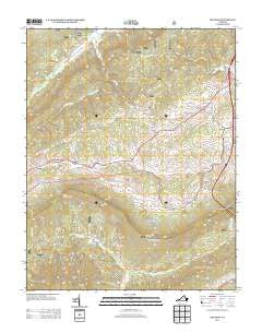 Big Bend Virginia Historical topographic map, 1:24000 scale, 7.5 X 7.5 Minute, Year 2013