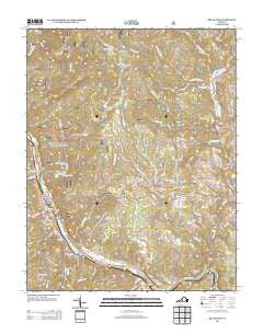 Big Island Virginia Historical topographic map, 1:24000 scale, 7.5 X 7.5 Minute, Year 2013
