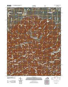 Big Levels Virginia Historical topographic map, 1:24000 scale, 7.5 X 7.5 Minute, Year 2011