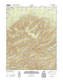 Big Levels Virginia Historical topographic map, 1:24000 scale, 7.5 X 7.5 Minute, Year 2013