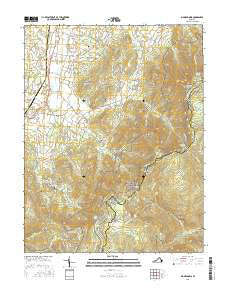 Big Meadows Virginia Current topographic map, 1:24000 scale, 7.5 X 7.5 Minute, Year 2016