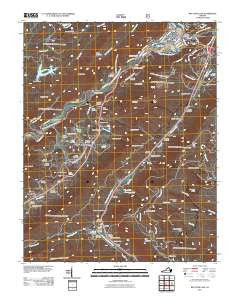 Big Stone Gap Virginia Historical topographic map, 1:24000 scale, 7.5 X 7.5 Minute, Year 2011