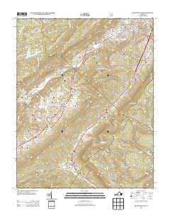 Big Stone Gap Virginia Historical topographic map, 1:24000 scale, 7.5 X 7.5 Minute, Year 2013