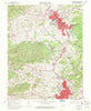 Blacksburg Virginia Historical topographic map, 1:24000 scale, 7.5 X 7.5 Minute, Year 1965