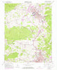 Blacksburg Virginia Historical topographic map, 1:24000 scale, 7.5 X 7.5 Minute, Year 1965
