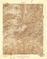 Blacksburg Virginia Historical topographic map, 1:48000 scale, 15 X 15 Minute, Year 1932