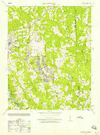 Blackstone Virginia Historical topographic map, 1:24000 scale, 7.5 X 7.5 Minute, Year 1951