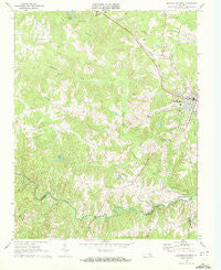 Blackstone West Virginia Historical topographic map, 1:24000 scale, 7.5 X 7.5 Minute, Year 1968