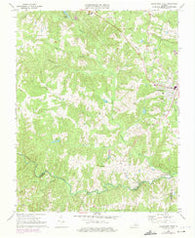 Blackstone West Virginia Historical topographic map, 1:24000 scale, 7.5 X 7.5 Minute, Year 1968