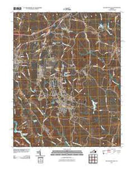 Blackstone East Virginia Historical topographic map, 1:24000 scale, 7.5 X 7.5 Minute, Year 2010