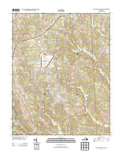 Blackstone East Virginia Historical topographic map, 1:24000 scale, 7.5 X 7.5 Minute, Year 2013