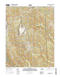 Blackstone East Virginia Current topographic map, 1:24000 scale, 7.5 X 7.5 Minute, Year 2016