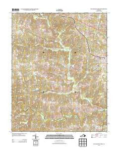 Blackstone West Virginia Historical topographic map, 1:24000 scale, 7.5 X 7.5 Minute, Year 2013