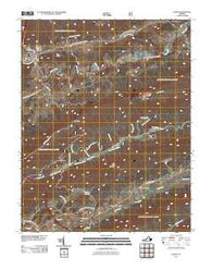 Bland Virginia Historical topographic map, 1:24000 scale, 7.5 X 7.5 Minute, Year 2011