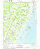 Bloxom Virginia Historical topographic map, 1:24000 scale, 7.5 X 7.5 Minute, Year 1968
