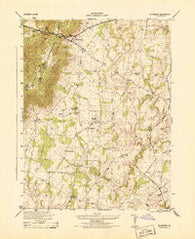 Bluemont Virginia Historical topographic map, 1:31680 scale, 7.5 X 7.5 Minute, Year 1944