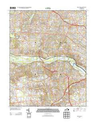 Bon Air Virginia Historical topographic map, 1:24000 scale, 7.5 X 7.5 Minute, Year 2013