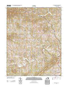 Boones Mill Virginia Historical topographic map, 1:24000 scale, 7.5 X 7.5 Minute, Year 2013