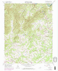 Boonsboro Virginia Historical topographic map, 1:24000 scale, 7.5 X 7.5 Minute, Year 1965