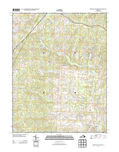 Boswells Tavern Virginia Historical topographic map, 1:24000 scale, 7.5 X 7.5 Minute, Year 2013
