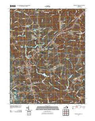 Bowling Green Virginia Historical topographic map, 1:24000 scale, 7.5 X 7.5 Minute, Year 2010