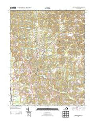 Bowling Green Virginia Historical topographic map, 1:24000 scale, 7.5 X 7.5 Minute, Year 2013