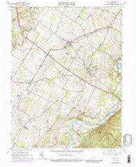 Boyce Virginia Historical topographic map, 1:24000 scale, 7.5 X 7.5 Minute, Year 1966