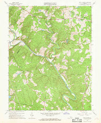 Boyd Tavern Virginia Historical topographic map, 1:24000 scale, 7.5 X 7.5 Minute, Year 1967